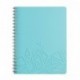 Cuaderno de espiral 46570099, A5, lineado, Urban Chic, con cubierta de cartón, de varios colores, de la marca Leitz, color va