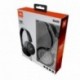 JBL T450 - Auriculares supraaurales con micrófono incluido y cable, control remoto de un solo botón, sonido Pure Bass, negro