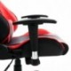 HOMCOM Gaming Silla de Oficina Bucket Reclinable Elevable Giratoria Silla Gamer de PC Ejecutiva Deportiva Acolchada Cuero PU 