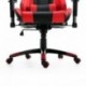 HOMCOM Gaming Silla de Oficina Bucket Reclinable Elevable Giratoria Silla Gamer de PC Ejecutiva Deportiva Acolchada Cuero PU 