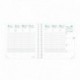 Quo Vadis 540050Q - Agenda 2018 Time & Life Medium Castellano , Color Frambuesa
