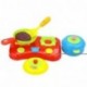 Juguete de Cocina Juego de Comida 60 Piezas Utensilios de Cocina para Niños Regalo