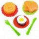 Juguete de Cocina Juego de Comida 60 Piezas Utensilios de Cocina para Niños Regalo