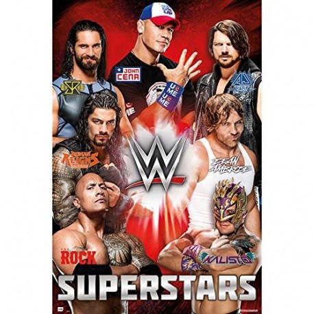Grupo Erik Editores Poster WWE Superstars