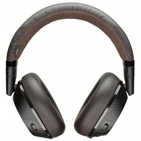 Plantronics Backbeat PRO 2 - Auriculares Inalambricos con Microfono i Anulacion de Ruido, Negro/Marron