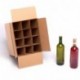  15x Caja para botellas de vino CON separadores de cartón rejilla | TELECAJAS Para 12 Botellas PACK DE 15 UNIDADES 