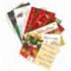 Perleberg – 50 mágicas tarjetas de Navidad de alta calidad, 17 x 12 cm, en distintos diseños invernales, papel ecológico en c