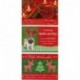 Perleberg – 50 mágicas tarjetas de Navidad de alta calidad, 17 x 12 cm, en distintos diseños invernales, papel ecológico en c