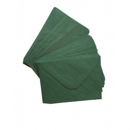 Casa de la tarjeta y Papel C6 Navidad sobres – musgo verde Pack de 100 