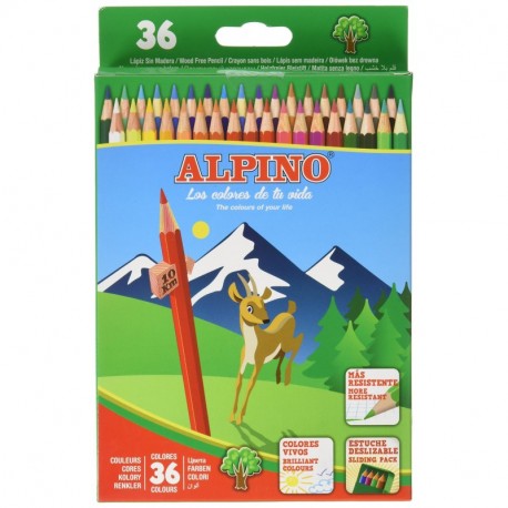 Alpino AL010600  - Lápices de colores, 36 unidades