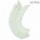 WOSON 100 Pcs Tarjetas decorativas Set - 50 Pcs de Tarjetas Etiquetas Decorativas + 50 Puntos adhesivos pieza, Regalo Detalle