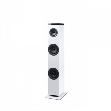 Energy Sistem Tower 1 - Sistema de Altavoces en Torre Bluetooth 4.1, 30 W, RCA, 3.5 mm Audio-in Blanco