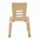 ECR4Kids - Silla escolar de madera de bento, natural Paquete de 2 , 12-Inch Teacher, natural, 1