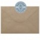 100 vintage Kraft Brun strié enveloppes format C5 162 mm x 229 mm