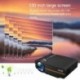 Mini Proyector, ARTLII 1200 Lúmenes LED Portátil Casero HD 1080P Vídeo Proyectores VGA/USB/SD/AV/HDMI Negro 