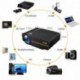 Mini Proyector, ARTLII 1200 Lúmenes LED Portátil Casero HD 1080P Vídeo Proyectores VGA/USB/SD/AV/HDMI Negro 