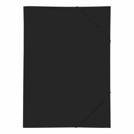 Pagna 21638 – 01 – Carpeta con goma PP 3 solapas, A3, color negro