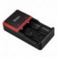 Odec Cargador de Pilas para Pilas Recargables C AA AAA AAAA Ni-MH o Ni-Cd y 18650 26650 18490 17335 16340 10440 Li-ion con 2 