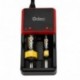 Odec Cargador de Pilas para Pilas Recargables C AA AAA AAAA Ni-MH o Ni-Cd y 18650 26650 18490 17335 16340 10440 Li-ion con 2 