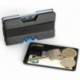 Tarjetero de Aluminio con Monedero y Clip para Billetes – Extra Fino - | Protección RFID y NFC | Tarjeta Multiusos | Más Fino