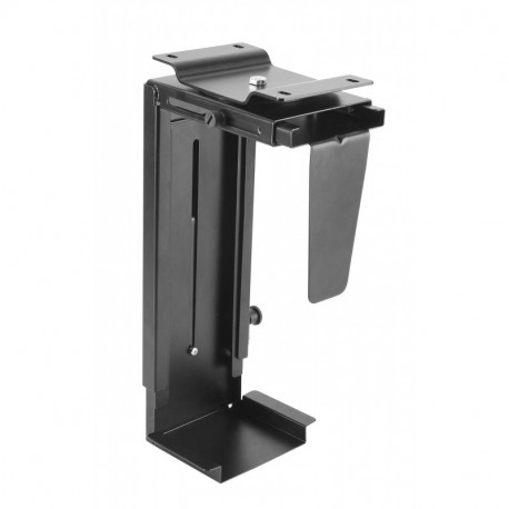 Newstar NM-CPU100BLACK Desk-Mounted CPU Holder Negro - Soporte Desk-Mounted CPU Holder, Torre, 10 kg, Negro, 0-360°, 90-200 