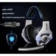 Auriculares SADES A7 con sonido envolvente 7.1, conexión USB, para juegos, con micrófono, cancelación del ruido inteligente, 