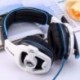 Auriculares SADES A7 con sonido envolvente 7.1, conexión USB, para juegos, con micrófono, cancelación del ruido inteligente, 