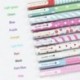 Ciaoed Multicolor Bolígrafos de Gel Coreano Kawahii Oficina Papelería Bolígrafos de colores 10 unidades 