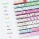 Ciaoed Multicolor Bolígrafos de Gel Coreano Kawahii Oficina Papelería Bolígrafos de colores 10 unidades 