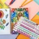 Ciaoed Multicolor Bolígrafos de Gel Coreano Kawahii Oficina Papelería Bolígrafos de colores 10 unidades 