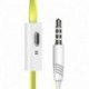 Tefamore Auriculares Estéreo De 3.5mm Con Micrófono En-Oído Para Teléfono Móvil Verde 