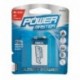 Powermaster 531078 - Pila súper alcalina, 6LR61 9 V color azul