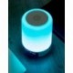 Beawelle Lámpara LED Luz de Noche Altavoz Bluetooth,todo-en-1 Portátiles Altavoces Inalámbricos con Regulable Control Táctil 