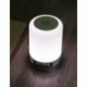 Beawelle Lámpara LED Luz de Noche Altavoz Bluetooth,todo-en-1 Portátiles Altavoces Inalámbricos con Regulable Control Táctil 