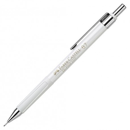 Faber-Castell TK-FINE 2317 - Portaminas 0,7 mm , color blanco