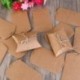 NUOLUX Cajas Vintage Kraft marrón a rústico Shabby envolver cajas de dulces de regalo con cuerda boda Favor paquete de 50