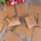NUOLUX Cajas Vintage Kraft marrón a rústico Shabby envolver cajas de dulces de regalo con cuerda boda Favor paquete de 50