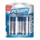 Powermaster 485322 - Pack de 2 pilas súper alcalinas, tipo D/LR20, color azul