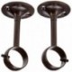 AmazonBasics - Set de 2 soportes ajustables de techo - Bronce