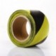 TopSoon Cinta de Señalización Amarillo y Negro 200 m x 70 mm no Adhesivo