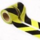TopSoon Cinta de Señalización Amarillo y Negro 200 m x 70 mm no Adhesivo