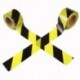 TopSoon Cinta de Señalización Amarillo y Negro 200 m x 70 mm no Adhesivo