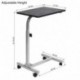 Aingoo Mesa de informática con Ruedas Soporte de computadora Notenbooktisch Negro 