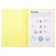 Exacompta 850100E - Lote de 100 Subcarpetas Super 60, Colores Surtidos