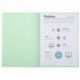 Exacompta 850100E - Lote de 100 Subcarpetas Super 60, Colores Surtidos
