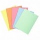 Exacompta 850100E - Lote de 100 Subcarpetas Super 60, Colores Surtidos