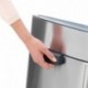 Brabantia Touch Bin Cubo de Basura, 40 litros, Acero Inoxidable, Blanco