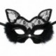 Cusfull Máscara Veneciana de Lujo Mascarada Mujeres Masquerade Máscara Niñas Mascarada de Encaje Lace Gato Negro máscara de o