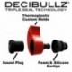 Decibullz Tapones antiruido moldeables para los oídos, talla única, negro, talla única