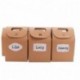 Nardo Visgo® 120-Pack Etiquetas de Pizarra de Colores Pegatinas en tamaños Surtidos para jarras de albañil Despensas y Otros 